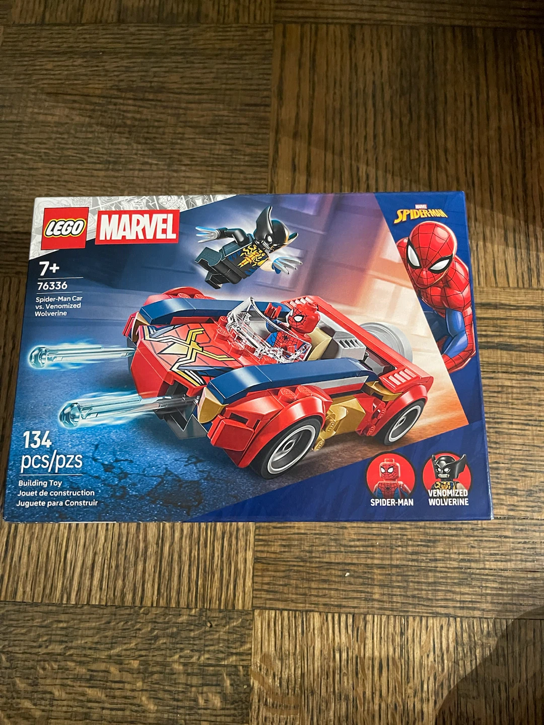 LEGO Marvel Spider-Man Car vs. Venomized Wolverine Set 76336