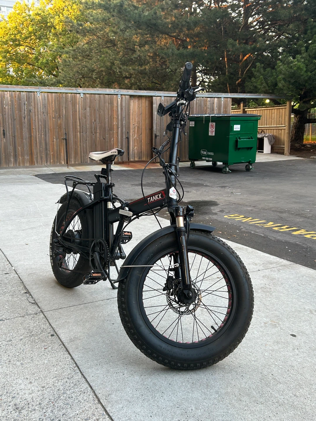 TANXX Folding Fat Tire Electric Bike