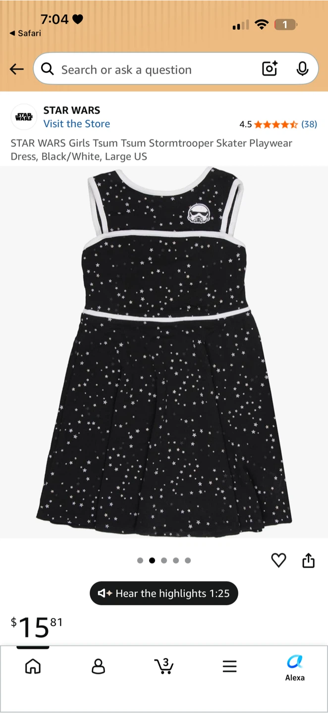 ✨ Original Star Wars Tsum Tsum Girl’s dress - photo 2