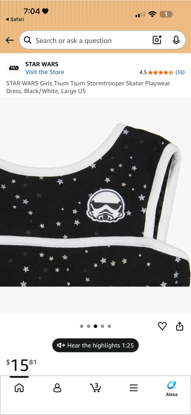 ✨ Original Star Wars Tsum Tsum Girl’s dress - photo 3