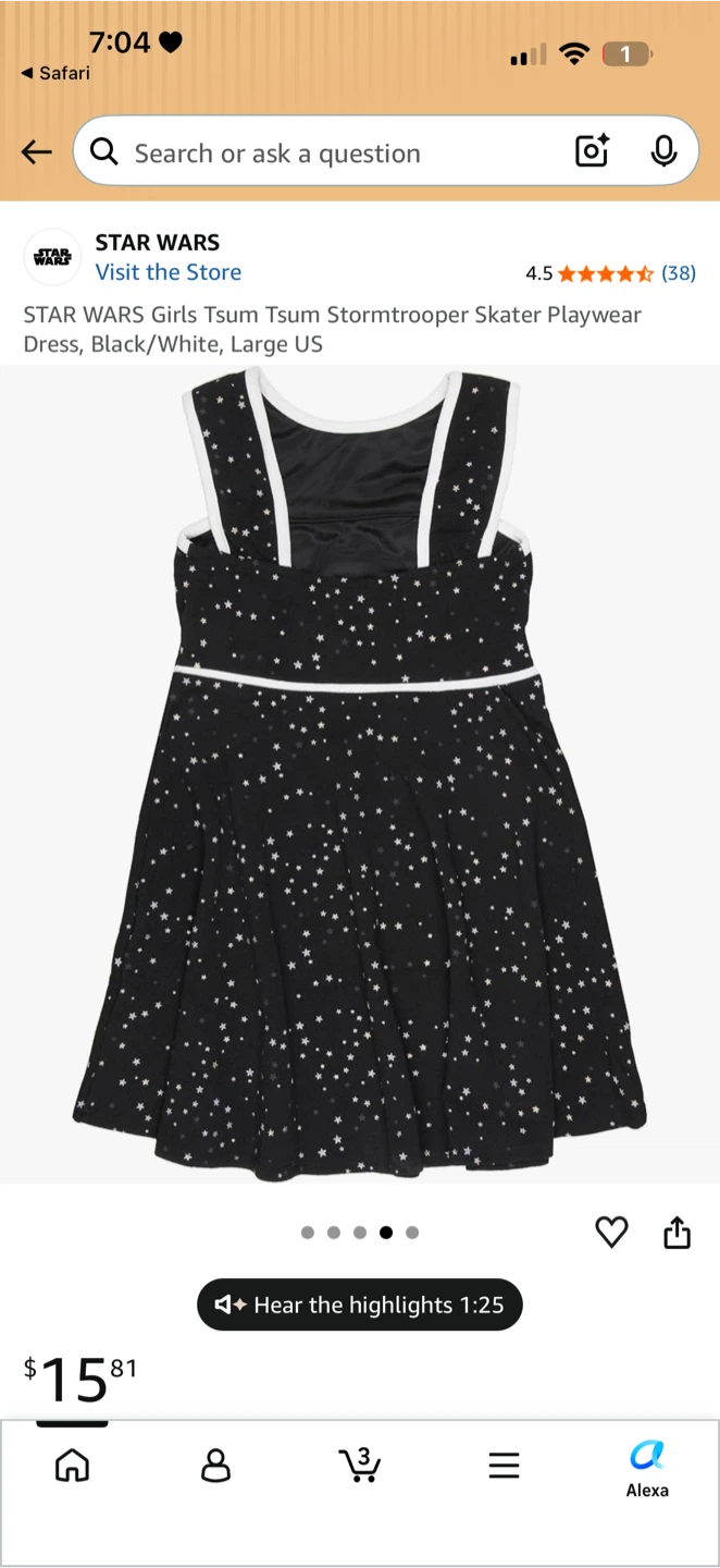 ✨ Original Star Wars Tsum Tsum Girl’s dress - photo 4