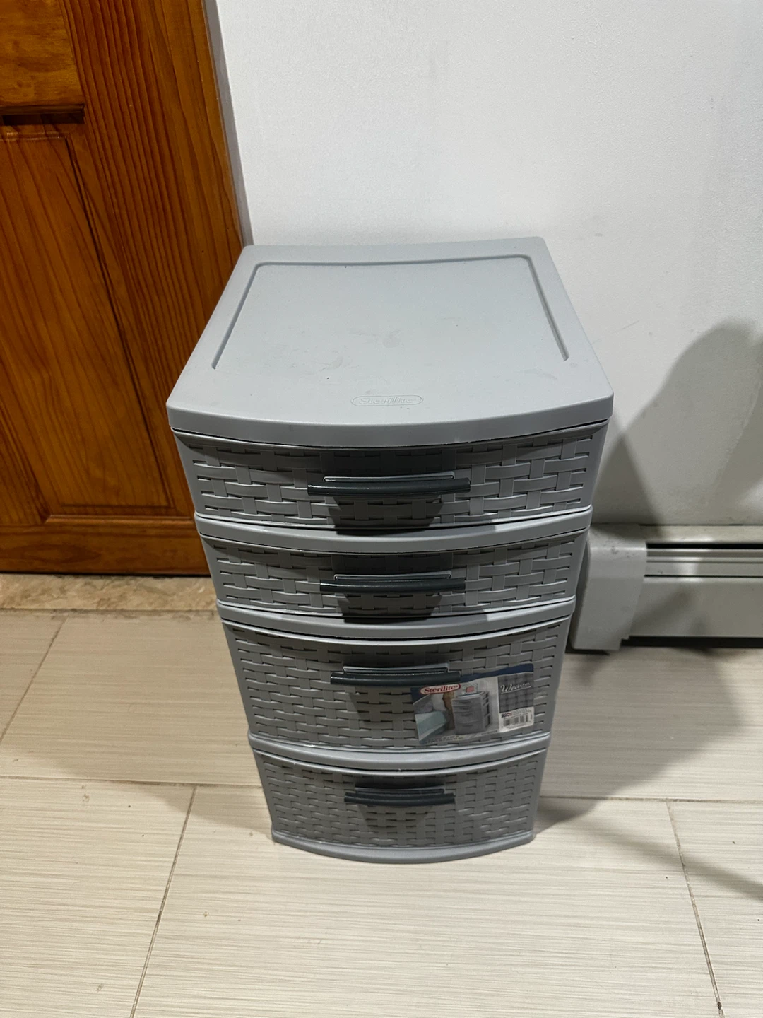Sterilite 4-drawer weave tower - photo 2