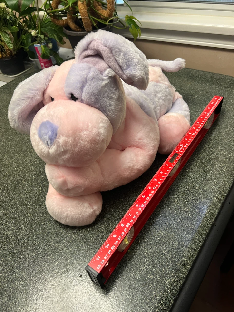Pink and Purple Stuffed Dog - photo 2