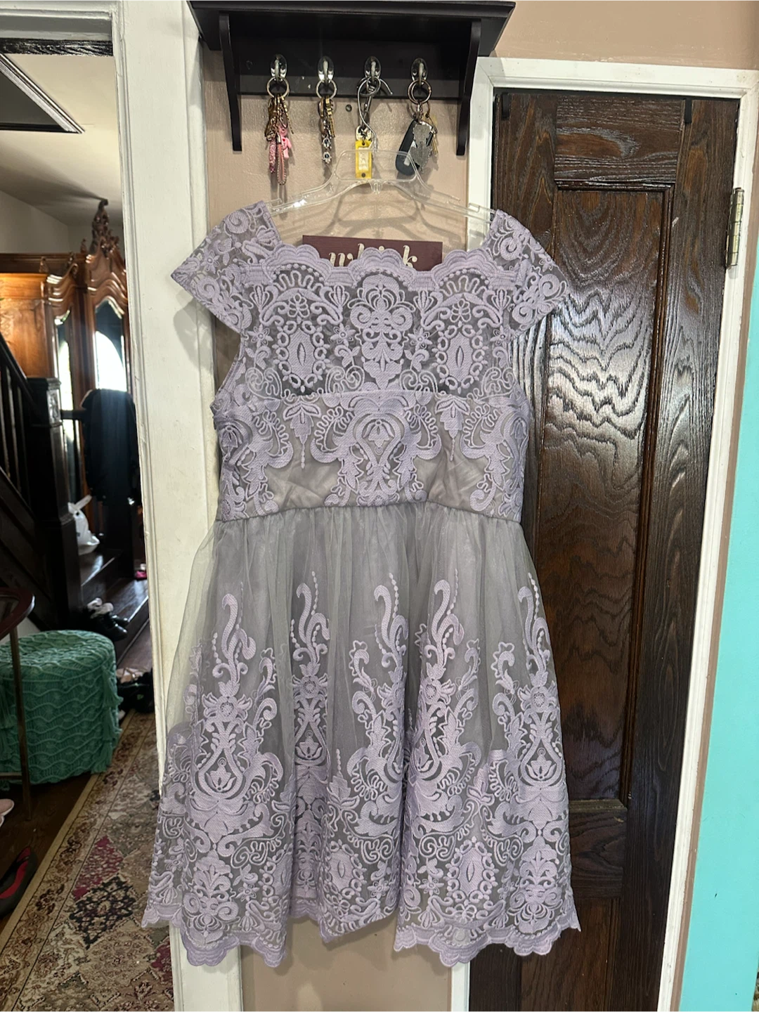Chi Chi London Lavender Lace Dress - photo 4