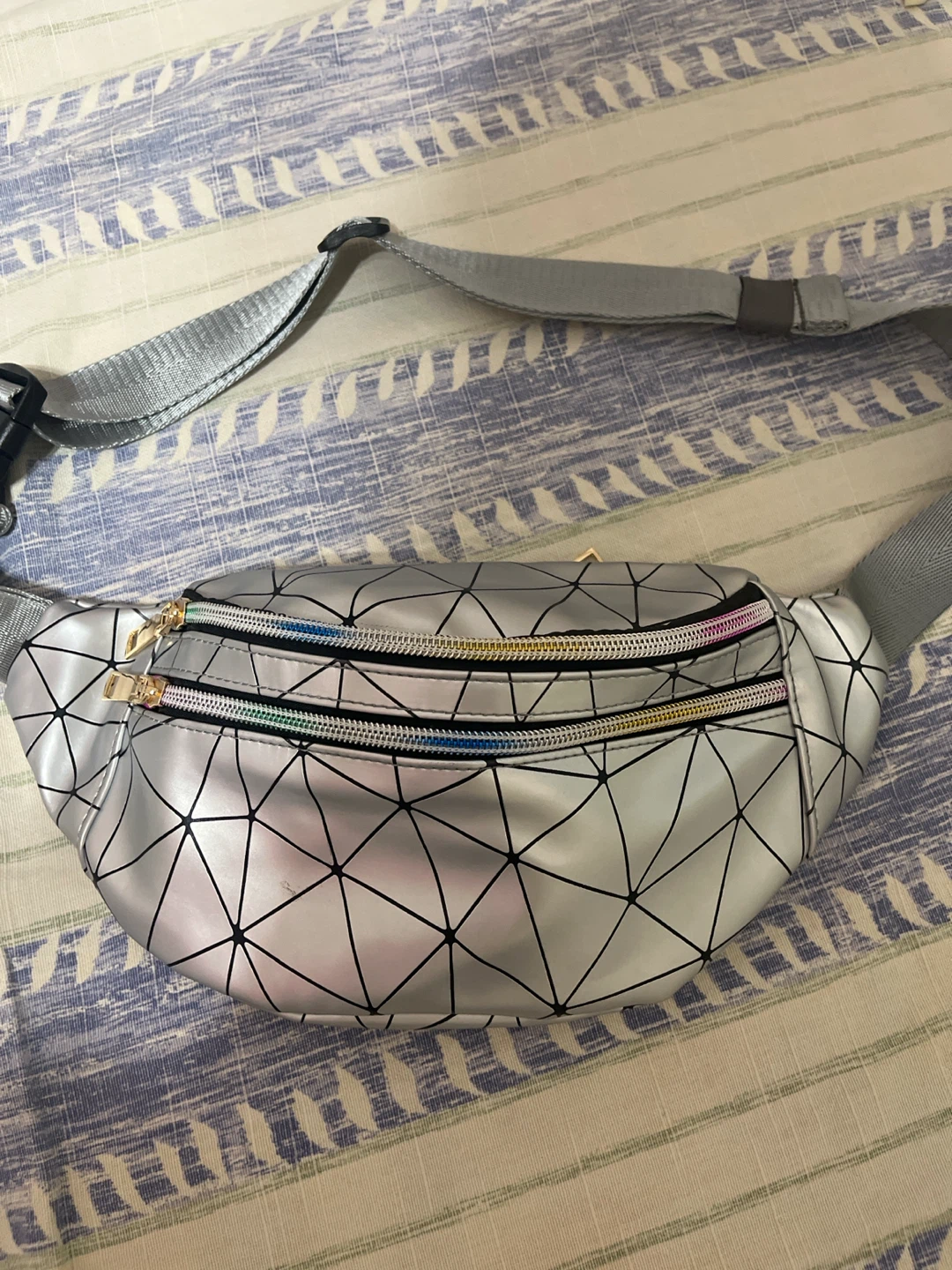 Silver Fanny Pack/Purse