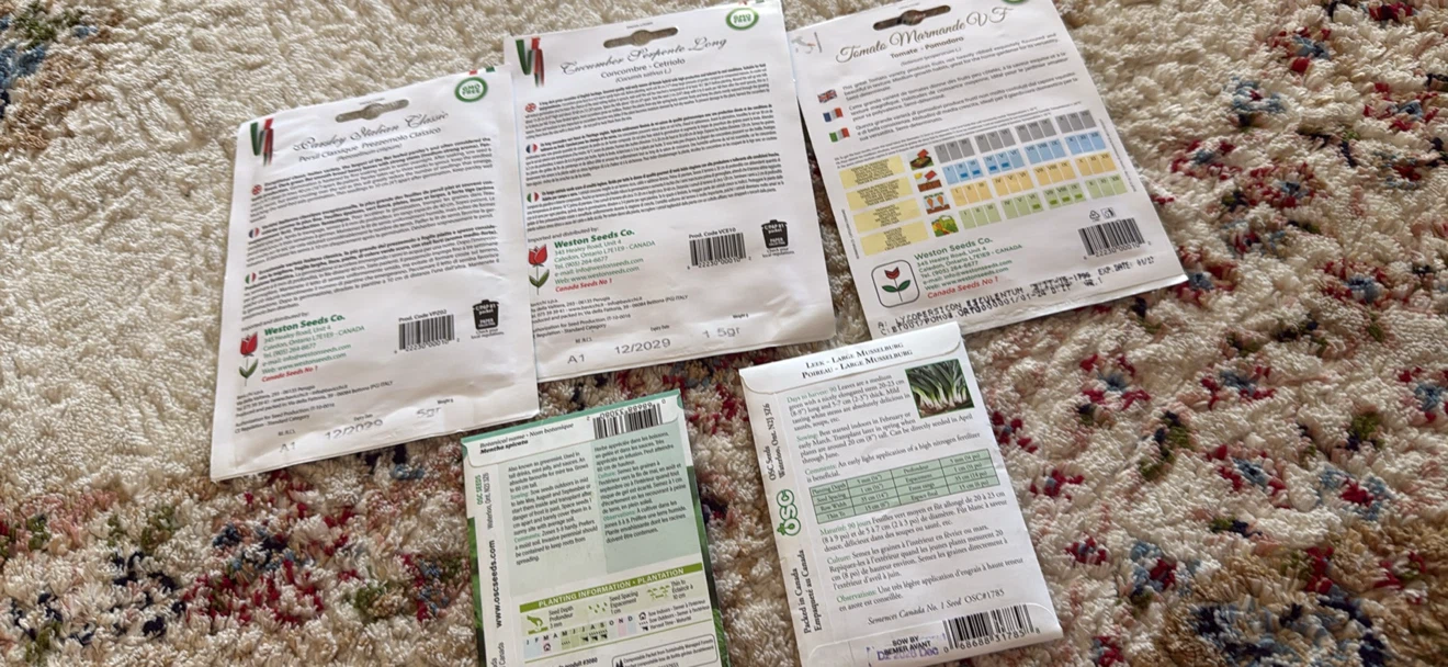 Assorted vegetable seeds - photo 2