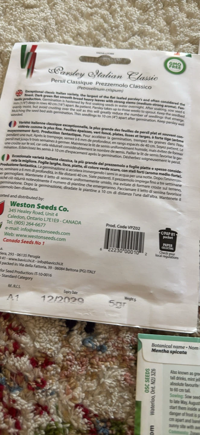Assorted vegetable seeds - photo 3