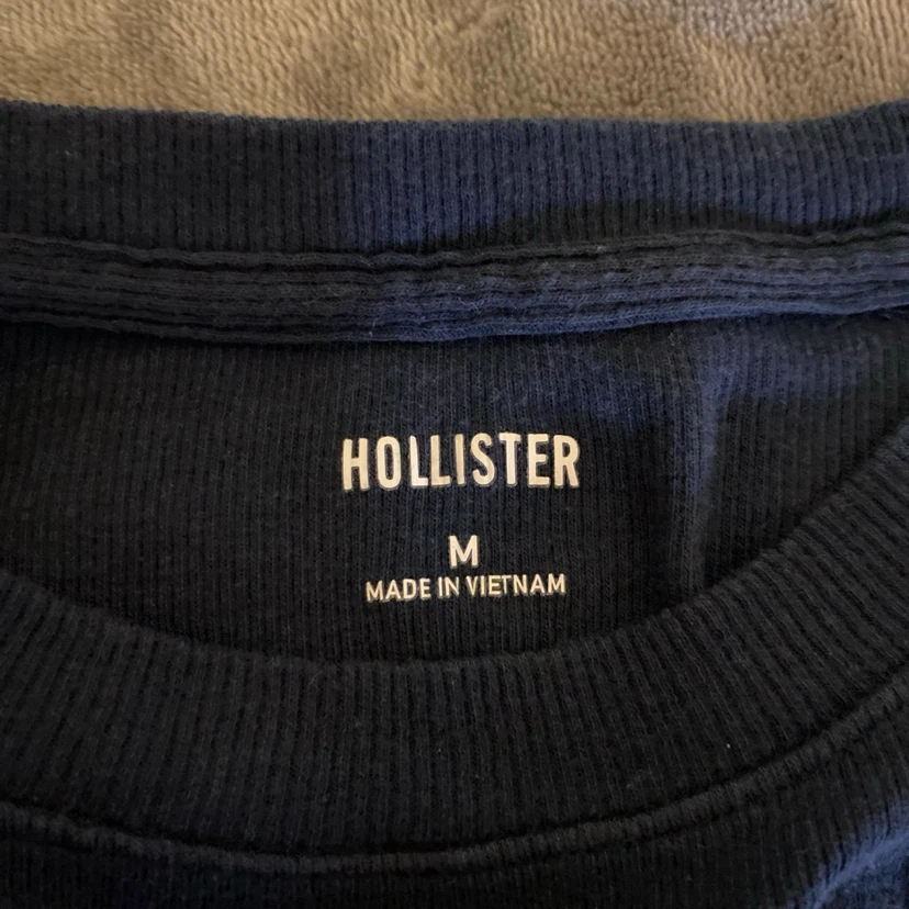 Hollister Navy Blue Teddy Bear T-Shirt Size M - photo 3