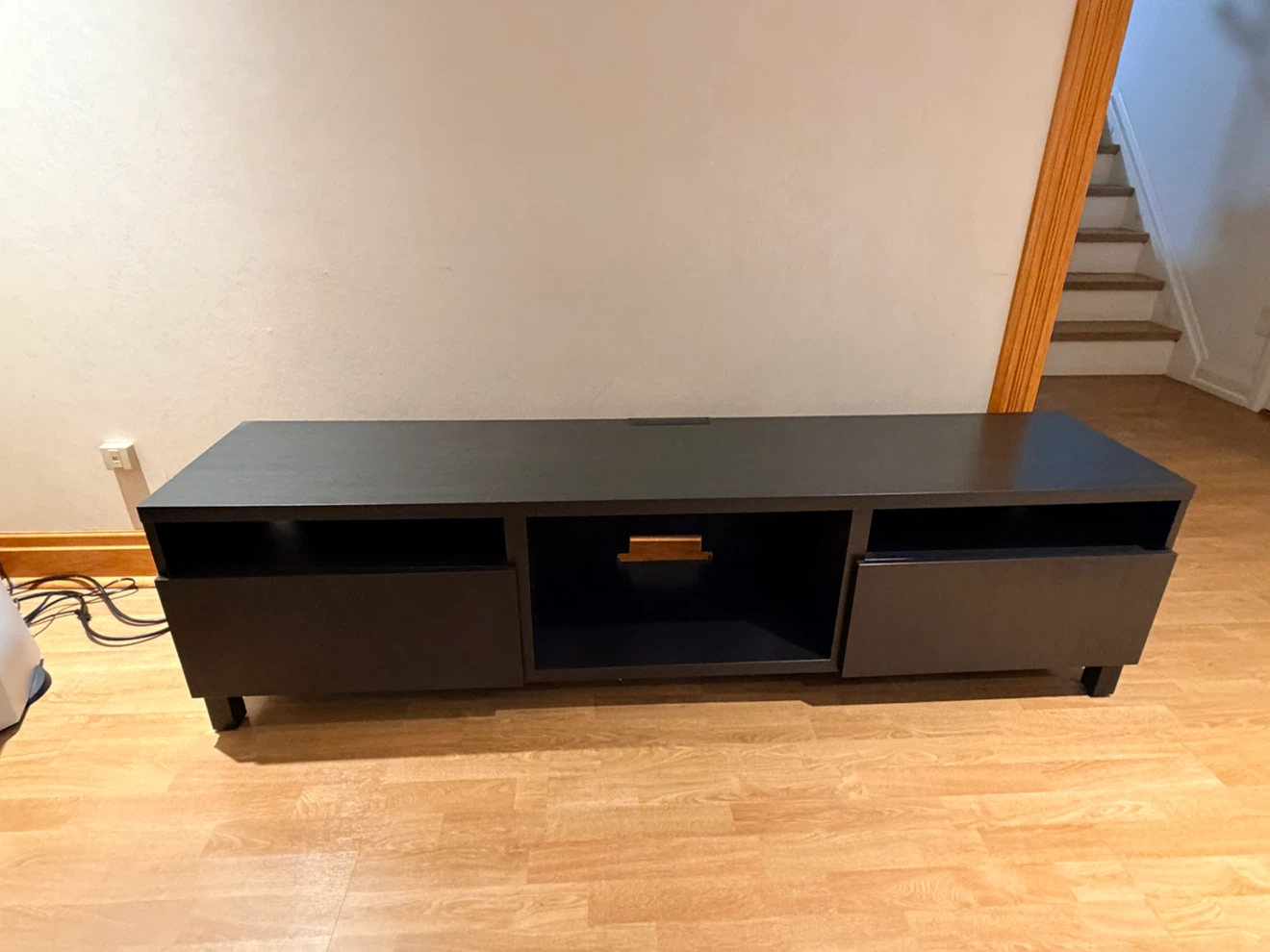 IKEA BESTÅ TV Bench (Black-Brown)