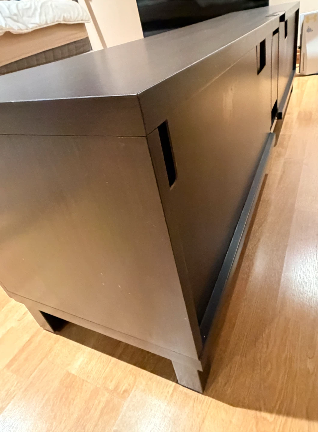 IKEA BESTÅ TV Bench (Black-Brown) - photo 3