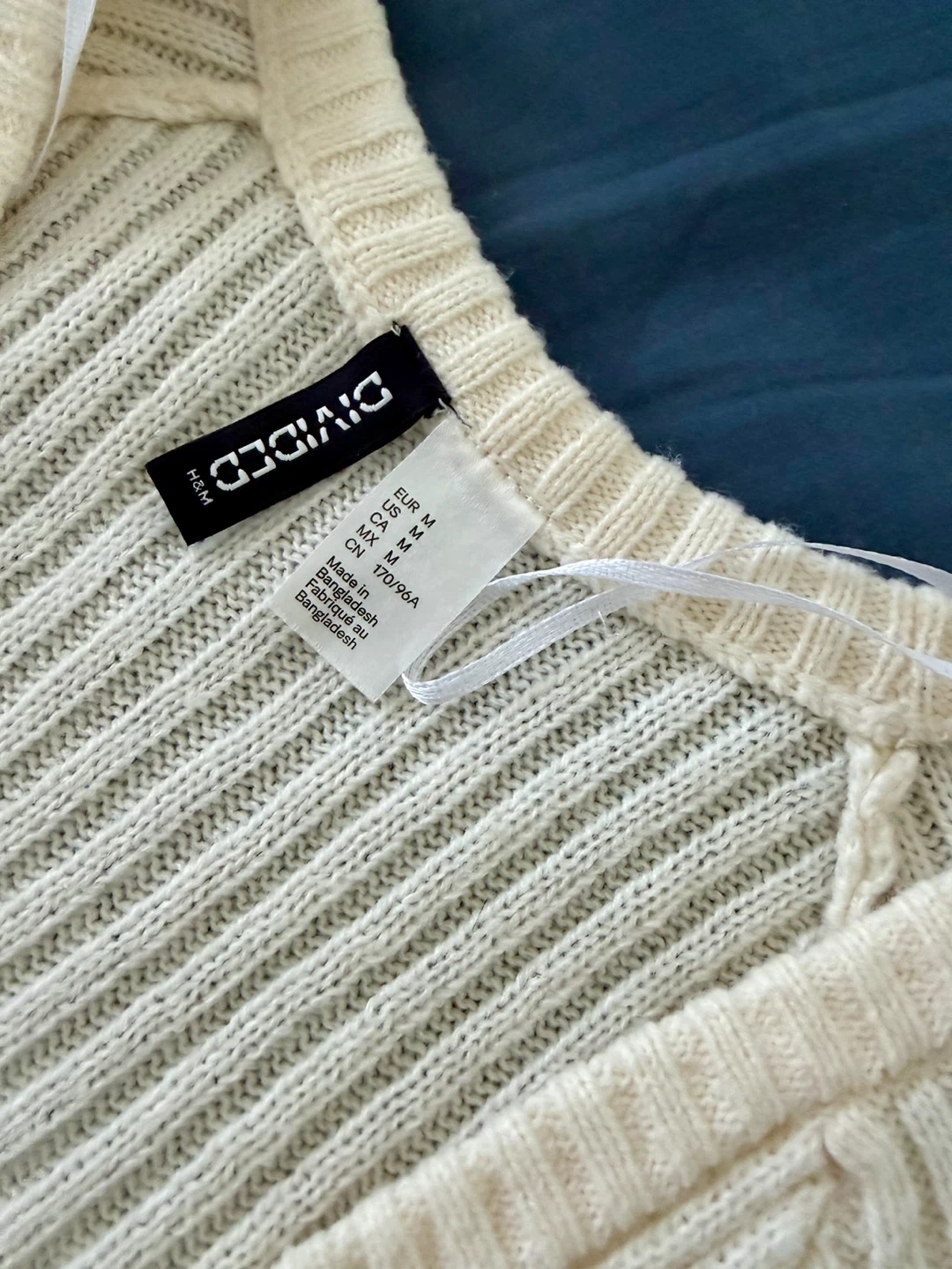DIVIDED by H&M Cream Ribbed Cardigan - photo 3