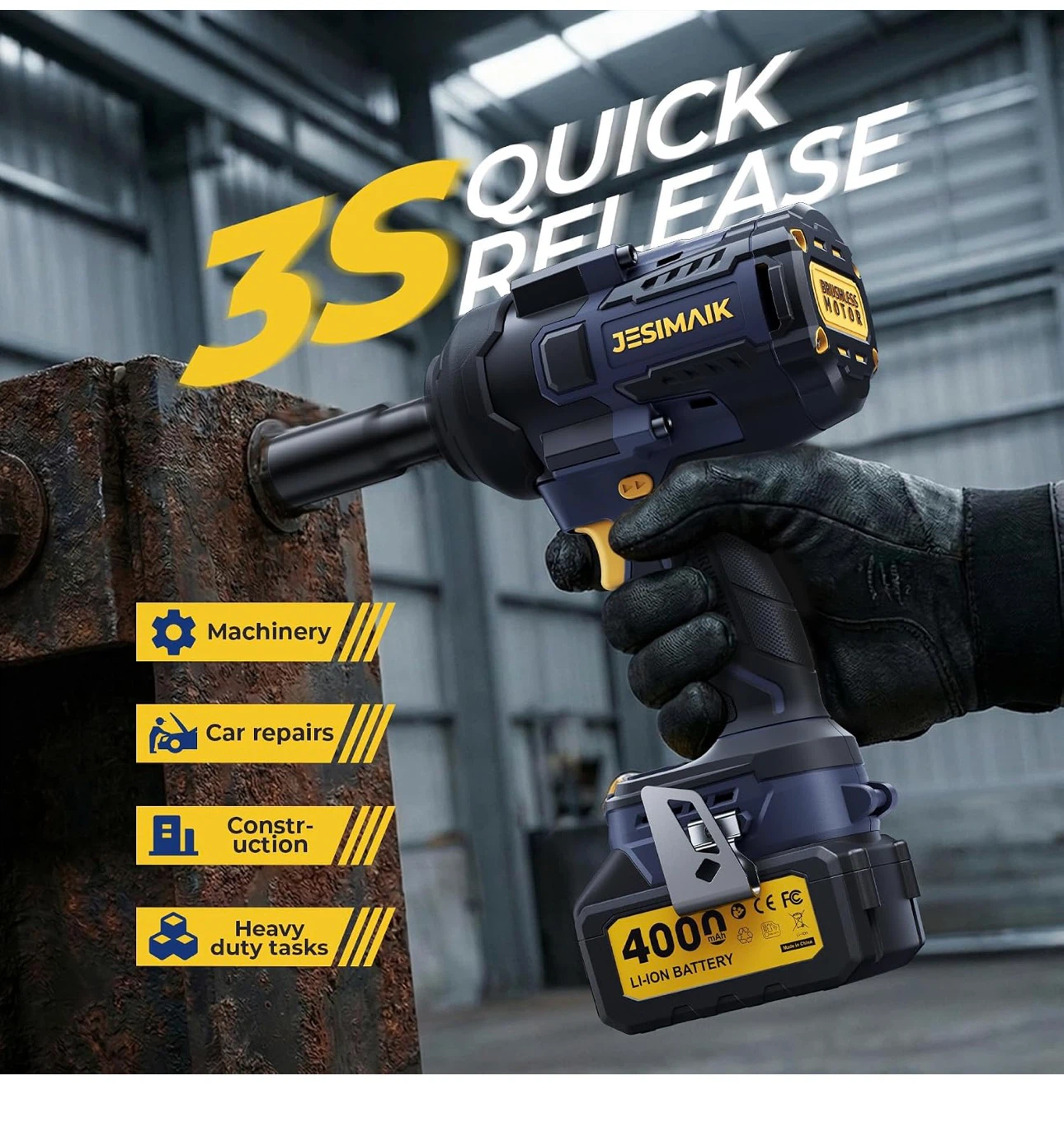 3300RPM Impact Driver wih Fast Charger - photo 2