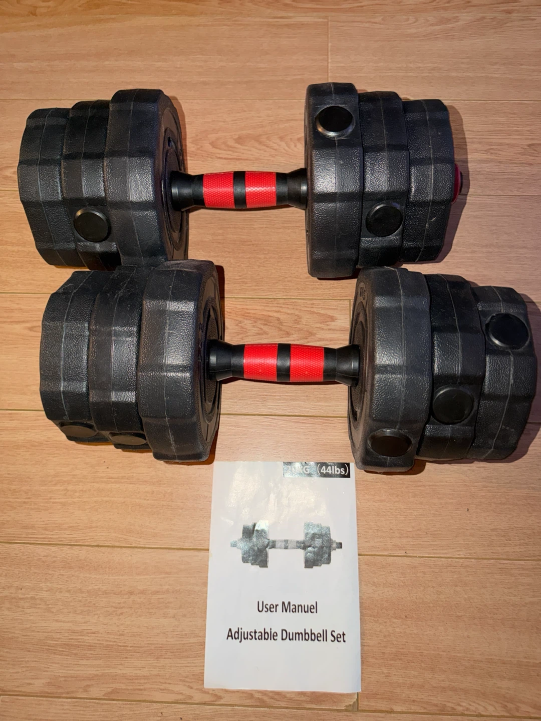 Adjustable Dumbbell Set 20KG (44lbs)
