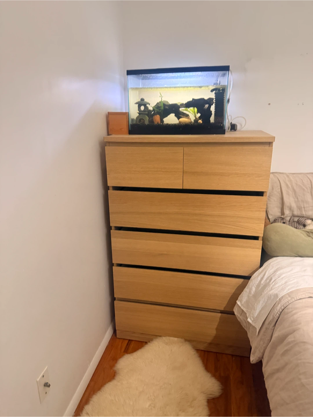 IKEA dresser and shelving