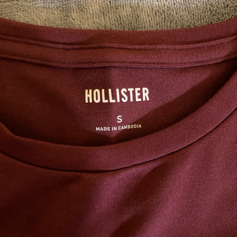 Hollister Burgundy T-Shirt Size S - photo 3