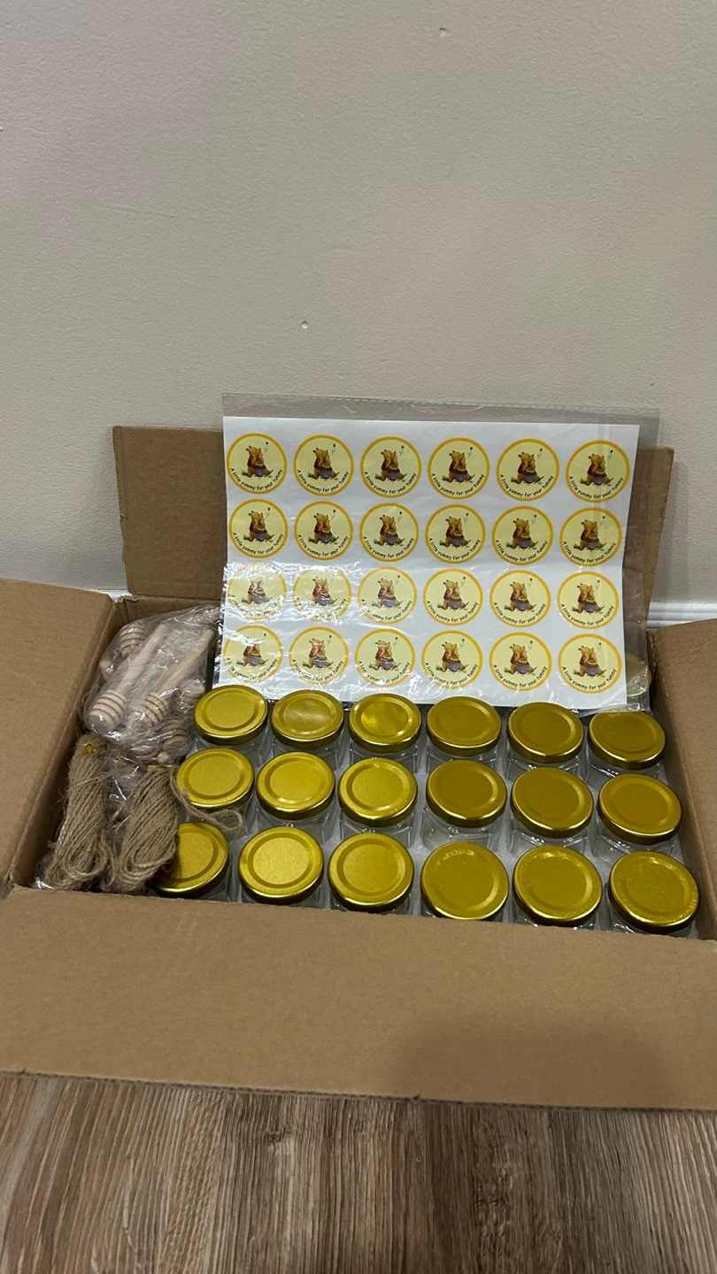Mini Honey Jars with Dippers (Bulk Pack)