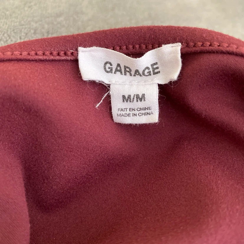 Garage Burgundy Sleek Scoop Cami - M/M - photo 3