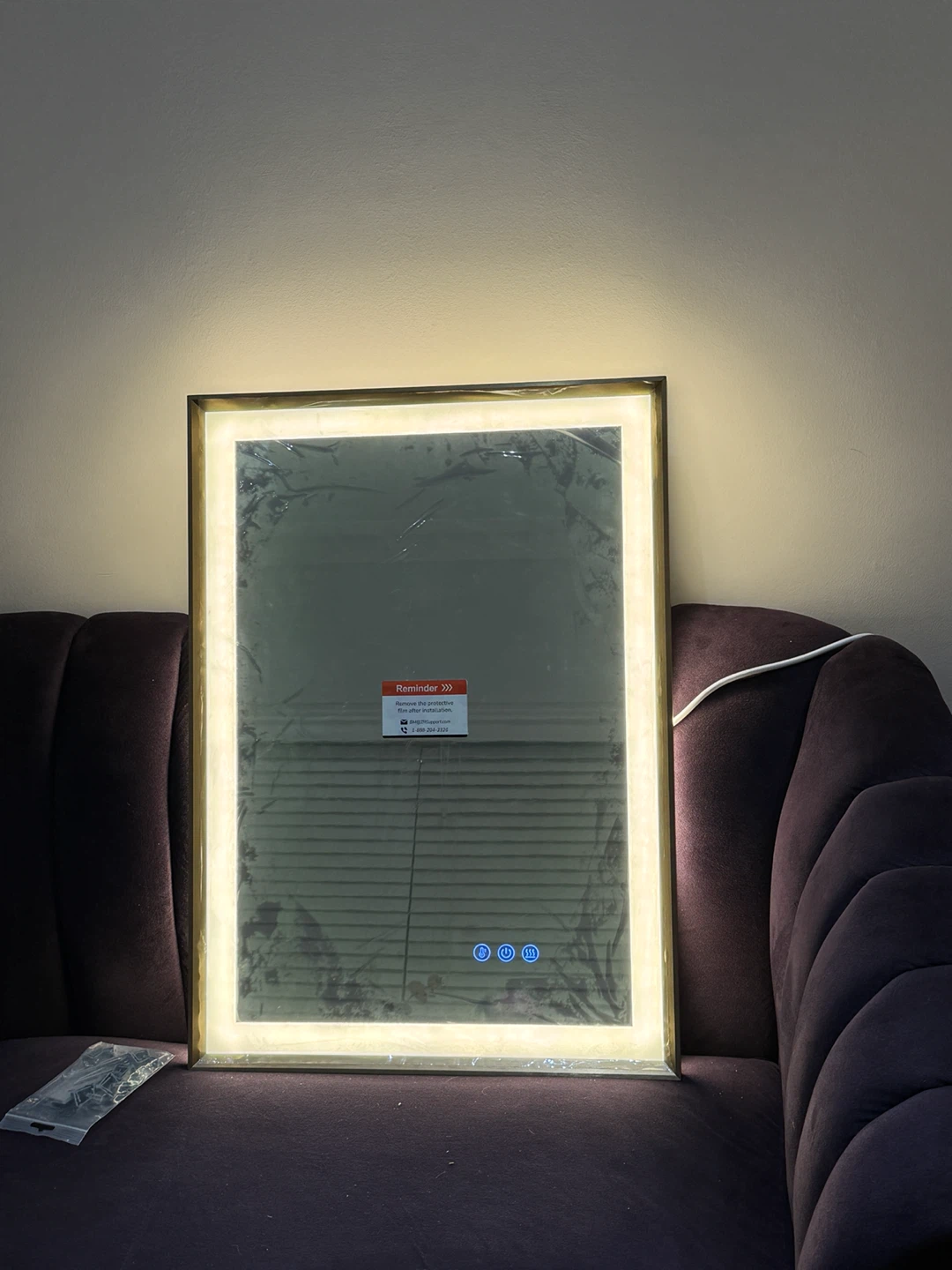 Brand New 24” x 30” LED Bathroom Mirror – Anti-Fog & Dimmable