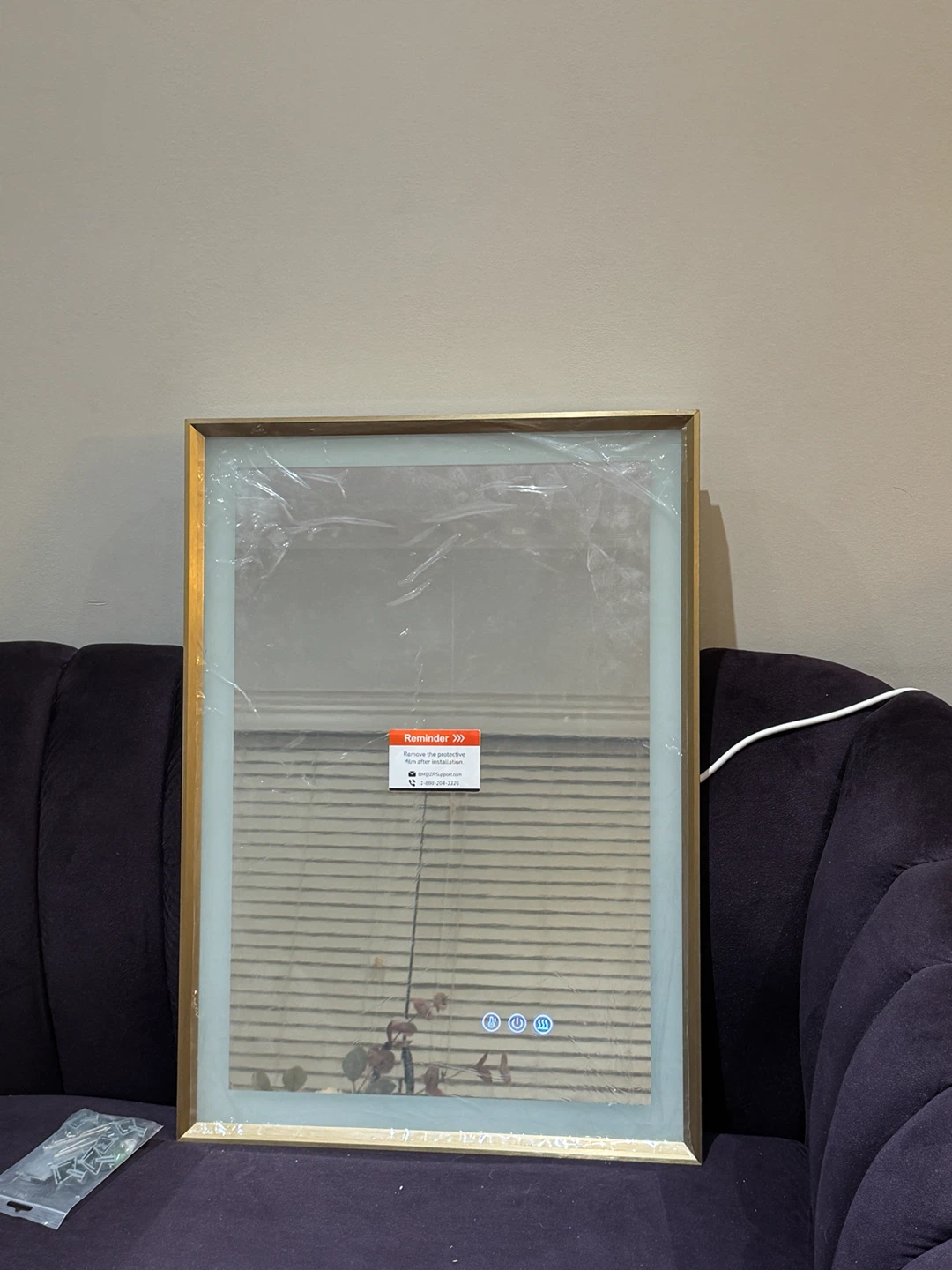 Brand New 24” x 30” LED Bathroom Mirror – Anti-Fog & Dimmable - photo 2