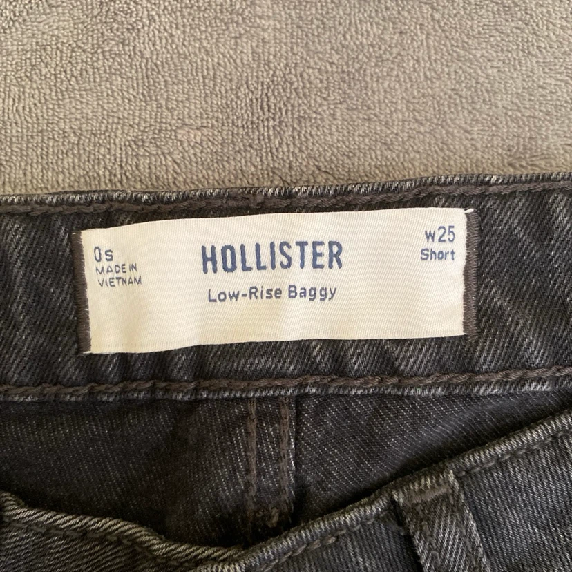 Hollister Low-Rise Baggy Jeans - Size 0 Short - photo 3