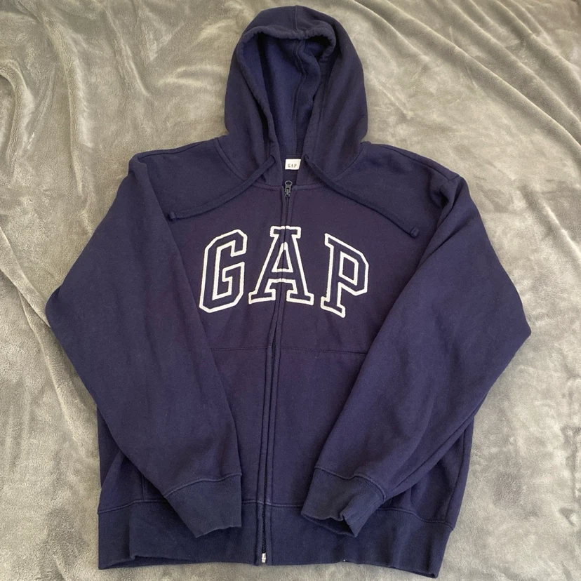 GAP Navy Blue Zip-Up Hoodie