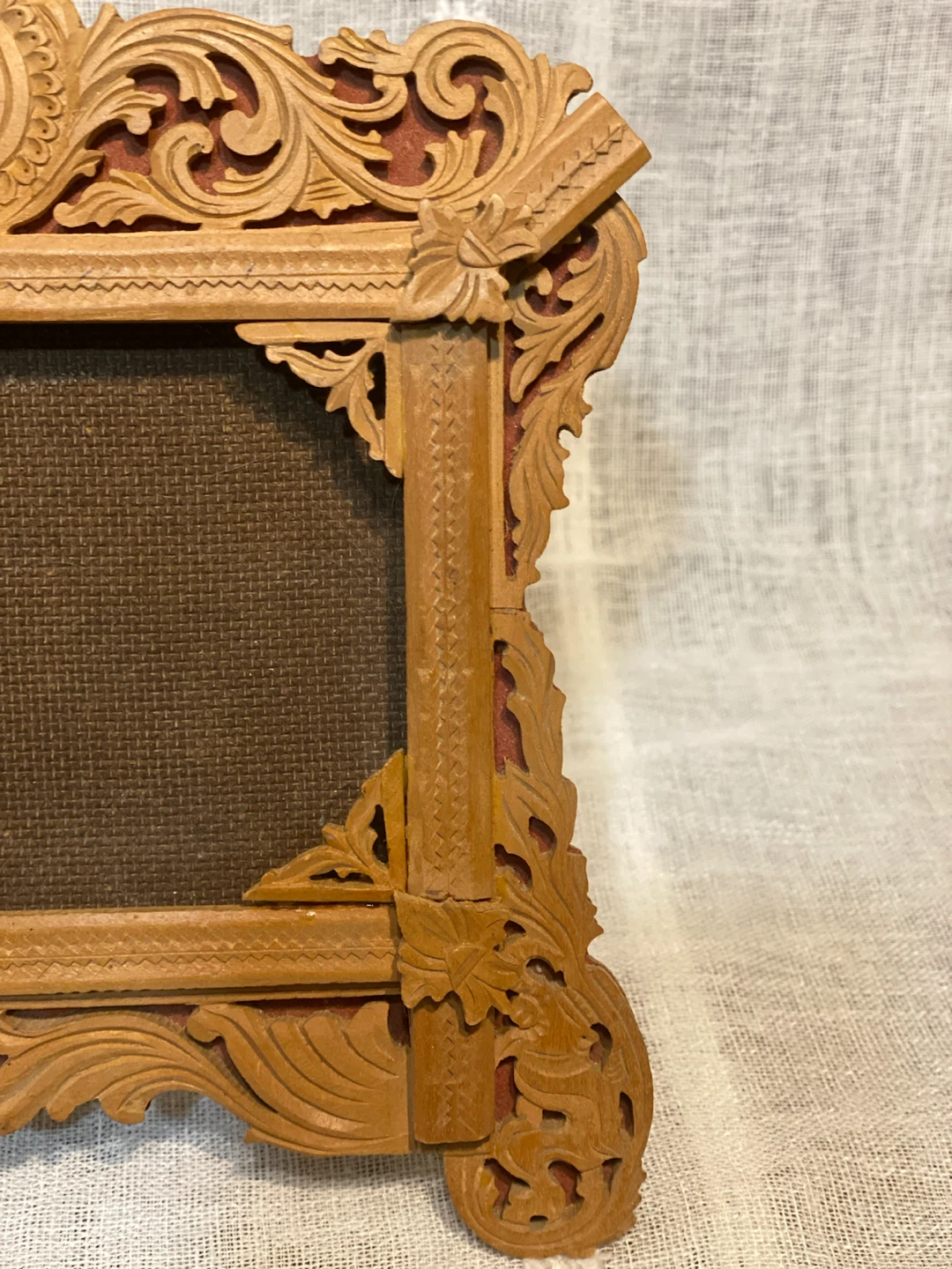 Vintage Ornate Wooden Photo Frame - photo 3