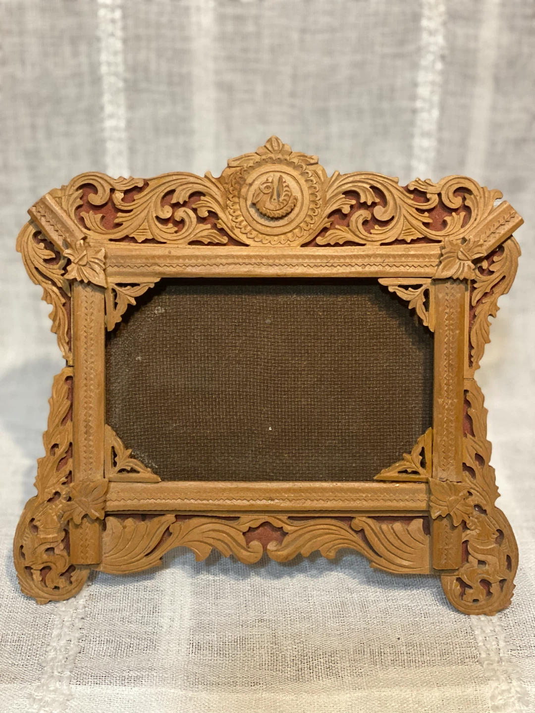 Vintage Ornate Wooden Photo Frame