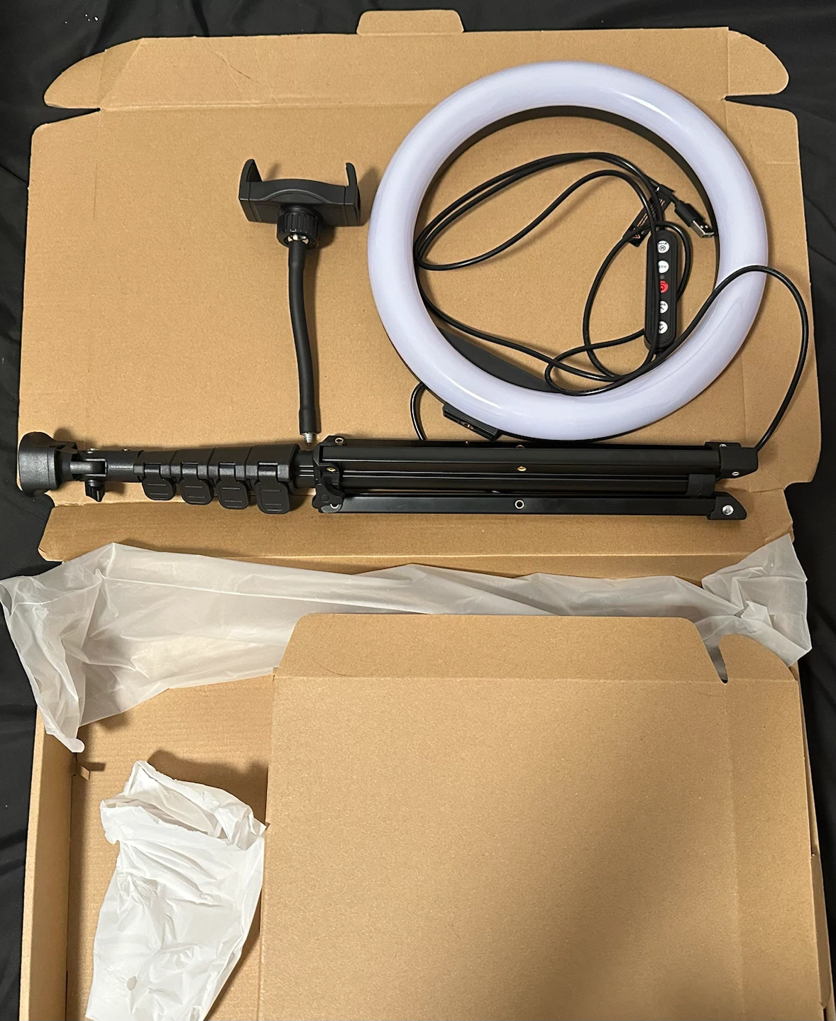 LED Ring Light with Tripod and Remote - photo 2