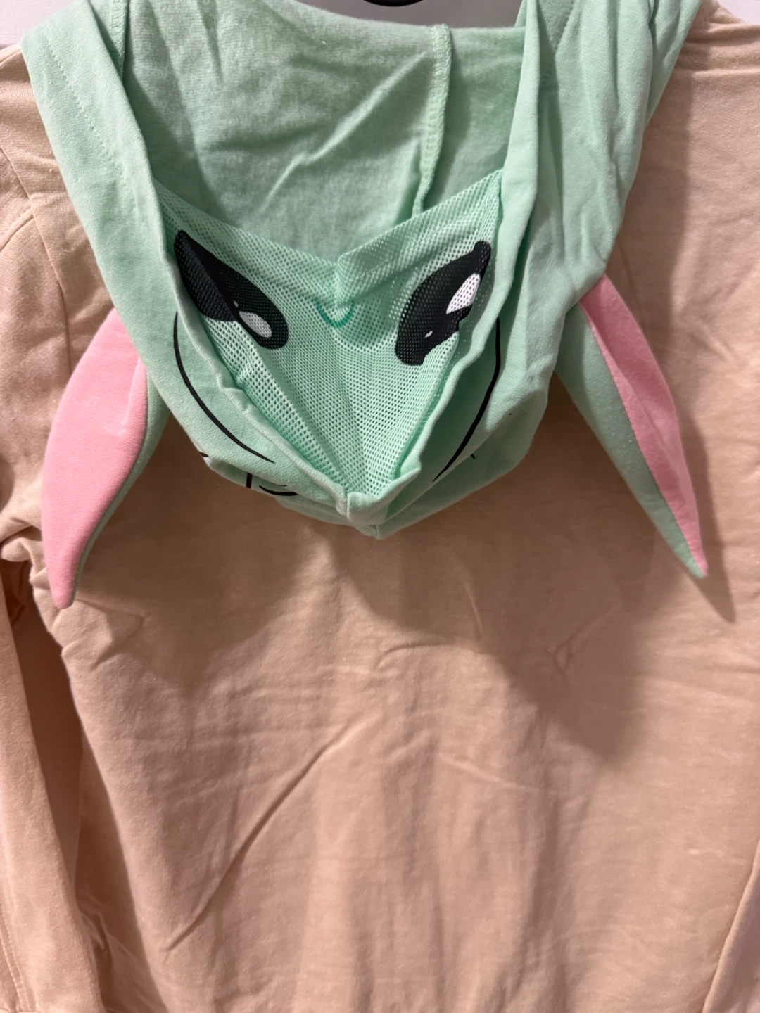 💚🌟 NEW WITH TAGS – Star Wars Grogu (Baby Yoda) Fleece Hoodie 🌟💚 - photo 4