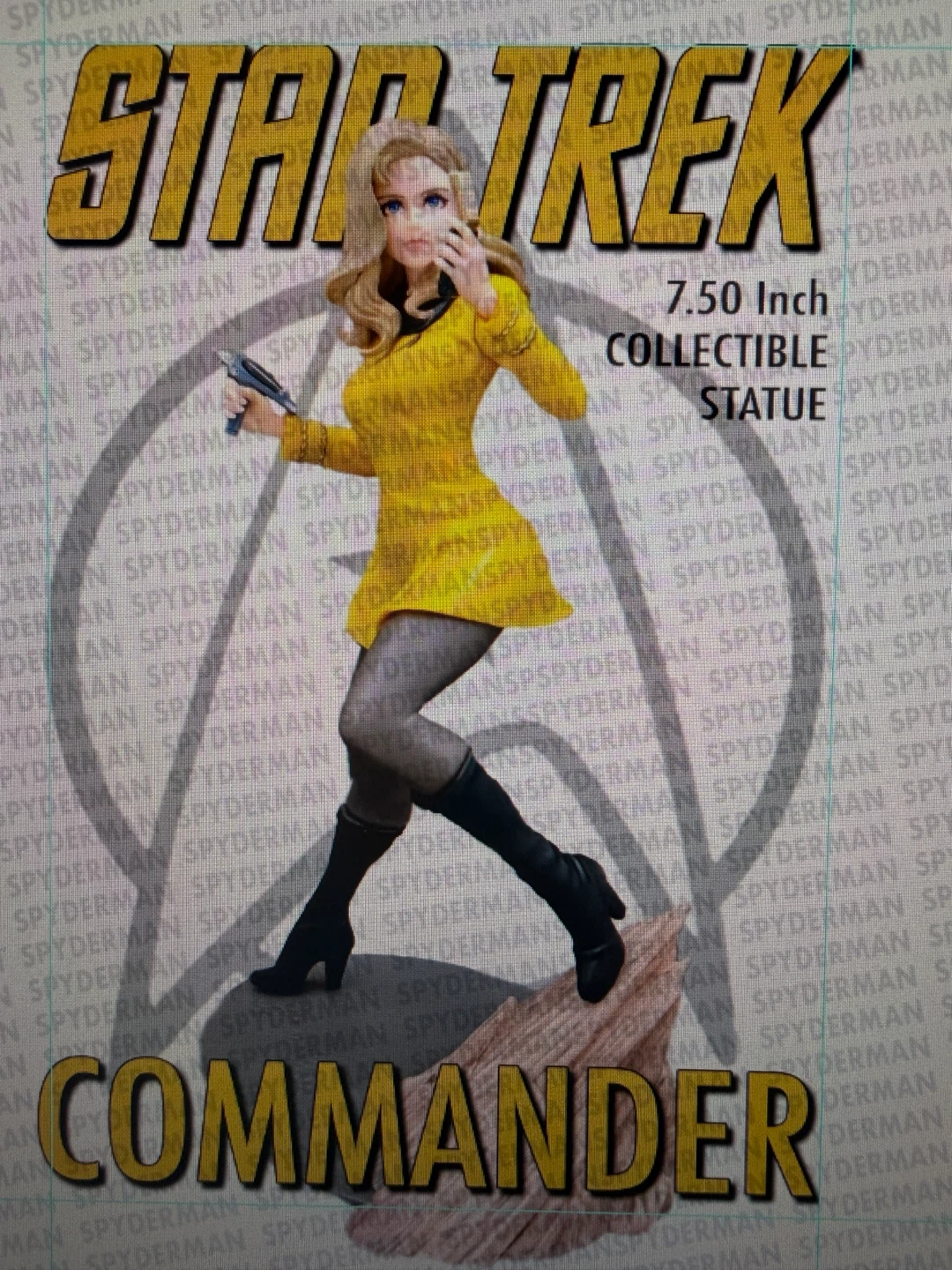Female Star Trek Commander 7inch  Collectible Statue
