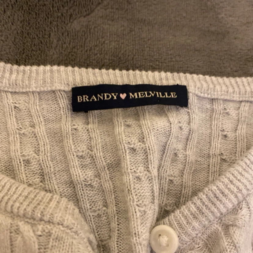 Brandy Melville Ribbed Button-Up Cardigan - photo 2