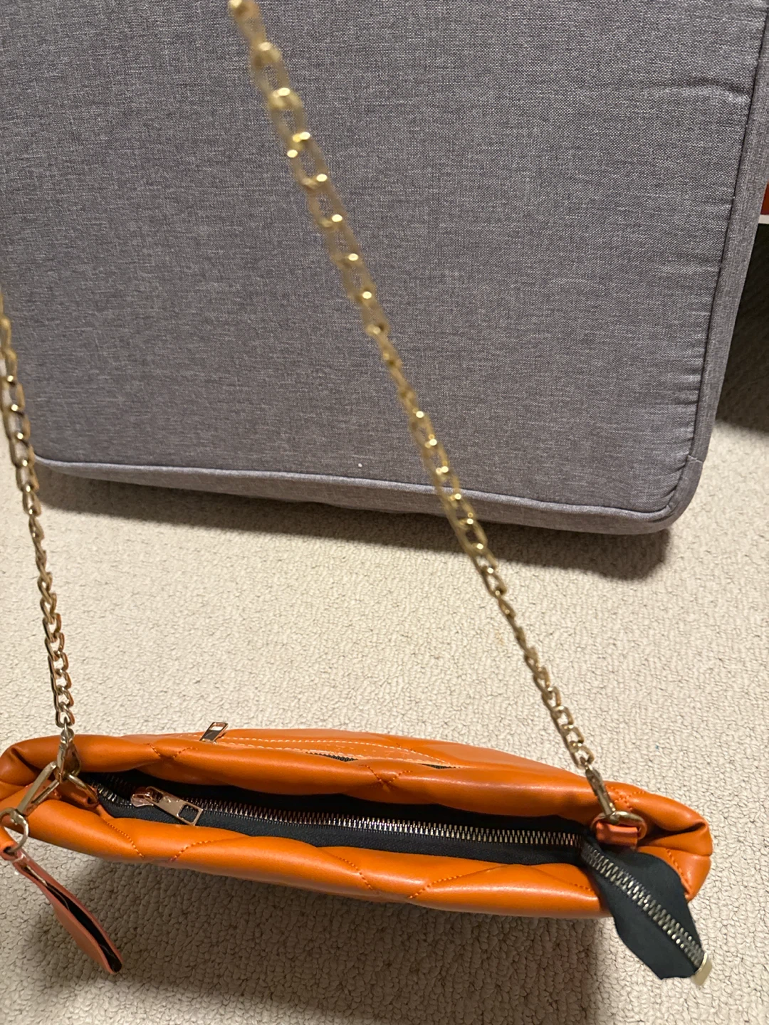 BEYMEN Quilted Orange Clutch Bag - photo 3