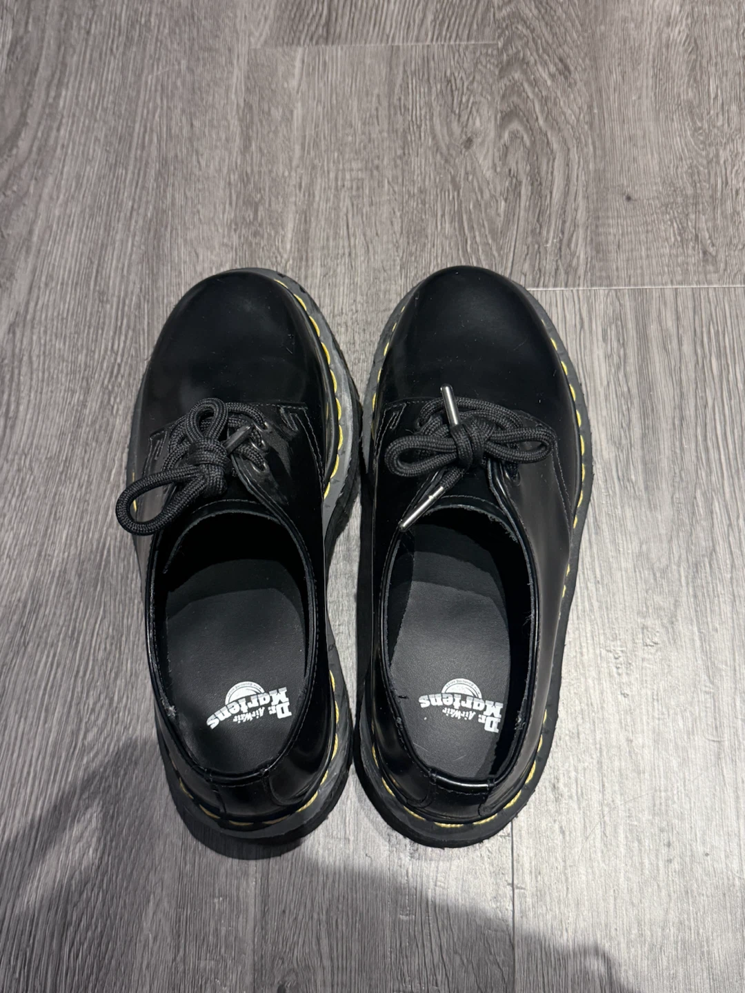 Dr. Martens leather Platform Shoes