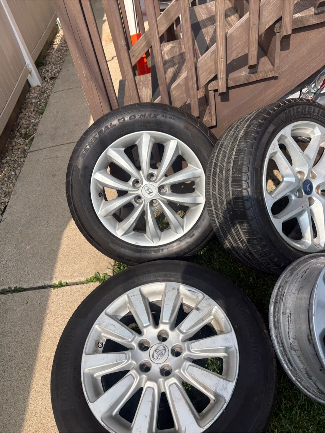Set of 4 Car Wheels and Tires - photo 3