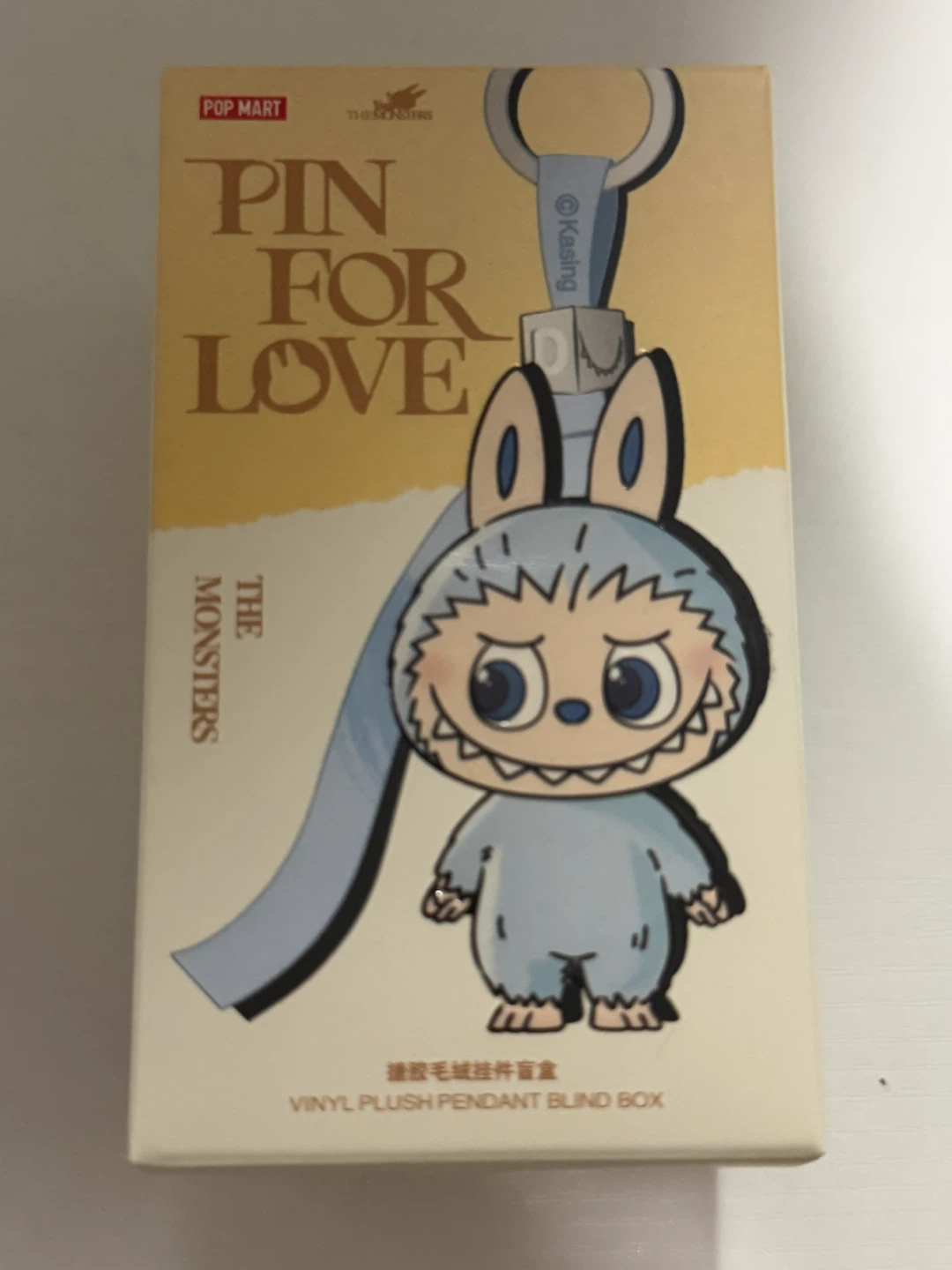 POP MART The Monsters Pin for Love Vinyl Plush Pendant Blind Box