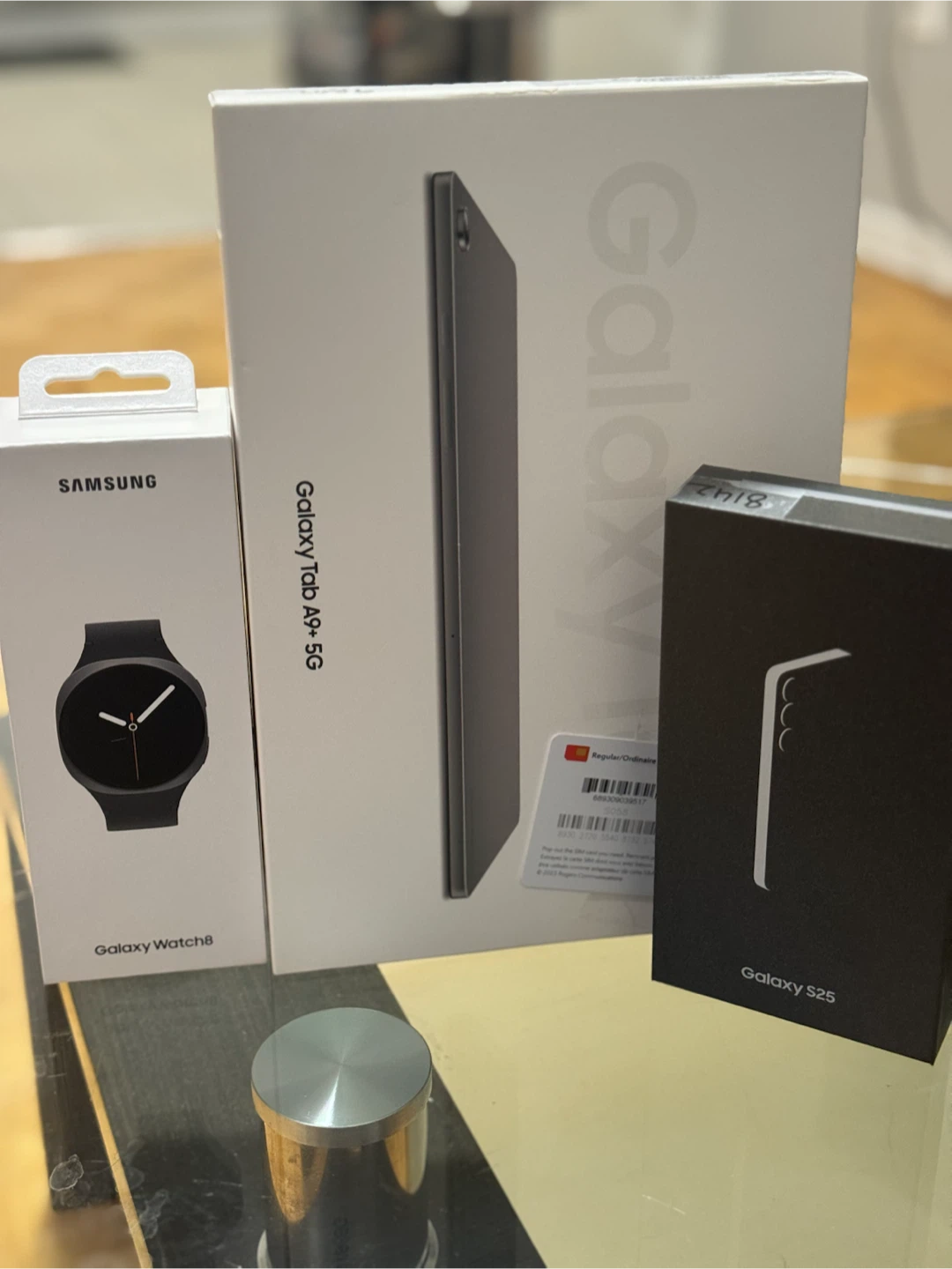 Samsung Galaxy Watch8, Galaxy S25, and Galaxy Tab A9+ 5G Bundle