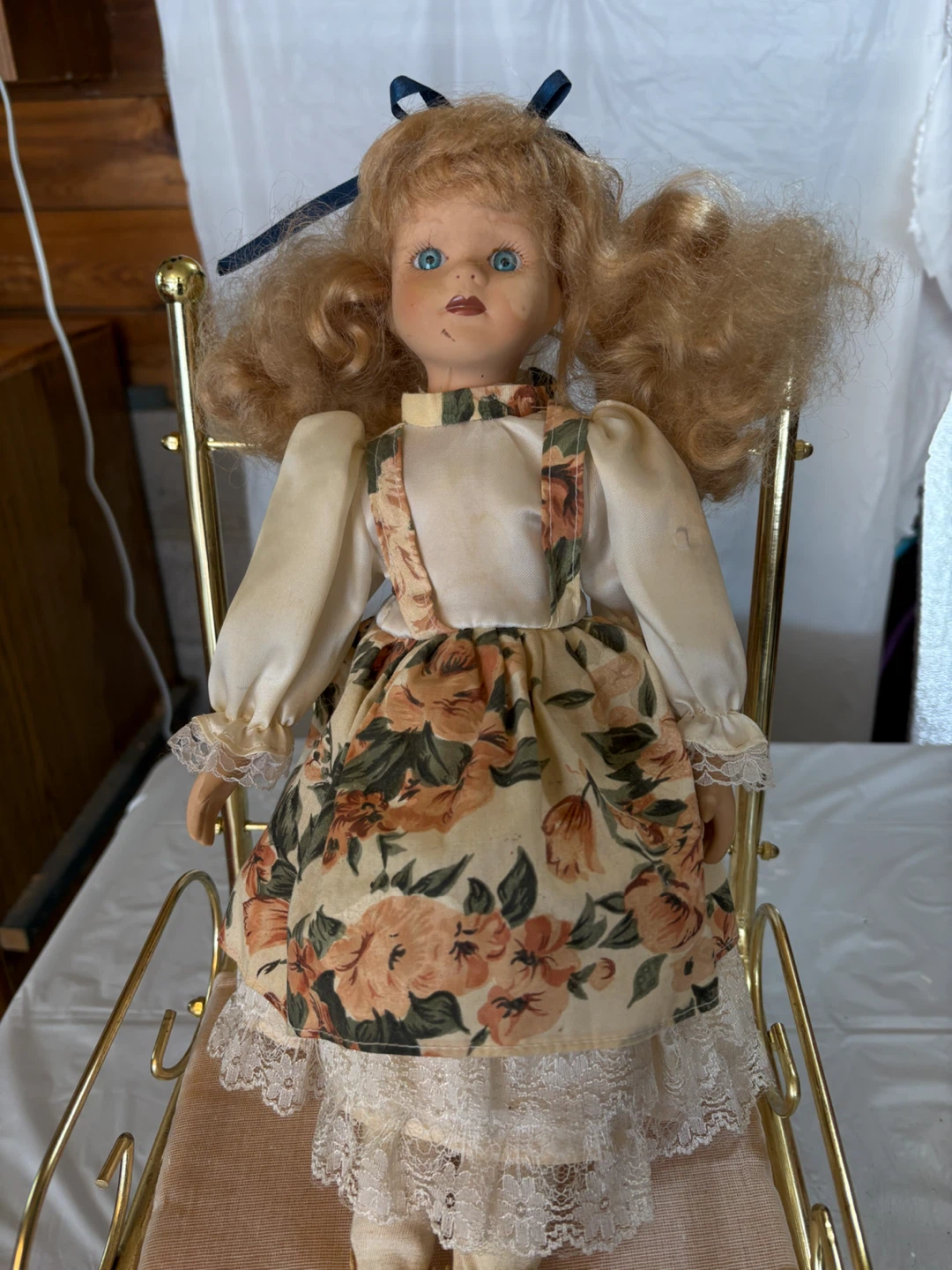 Vintage Porcelain Doll