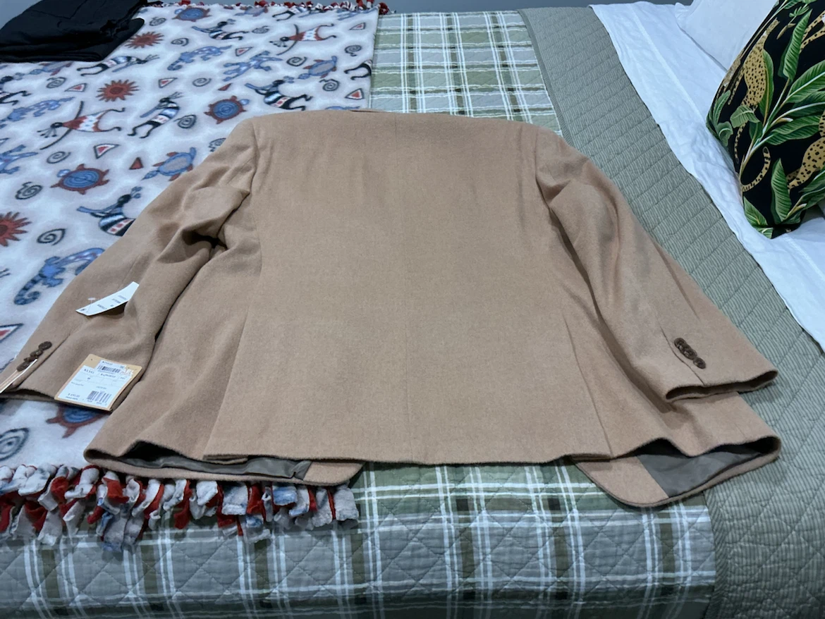 Michael Kors Camel Hair Classic Sports Coat, 46R, Brand New - photo 2