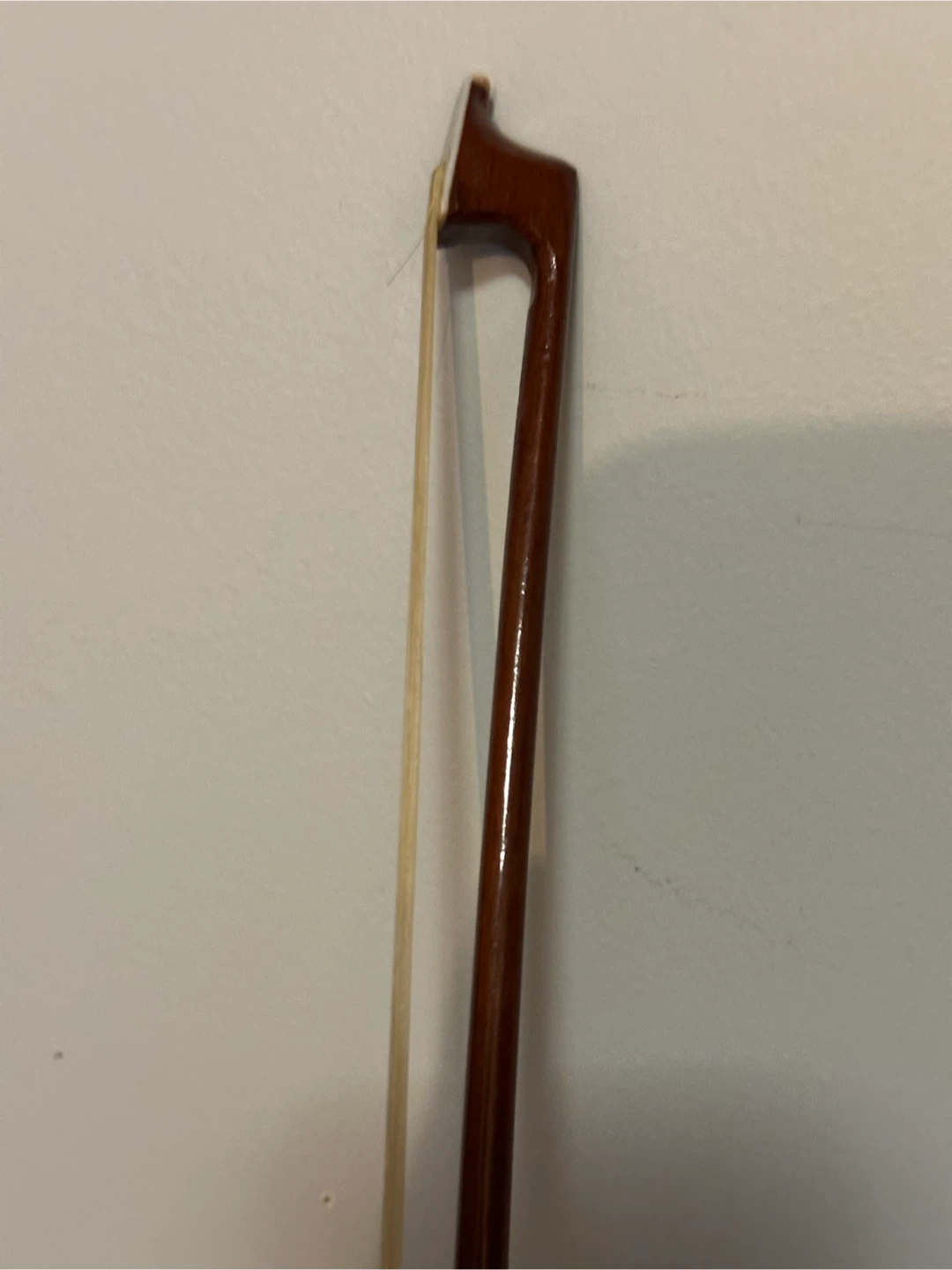 Vintage Wooden Violin Bow - Straight Stick for Rehair - photo 2