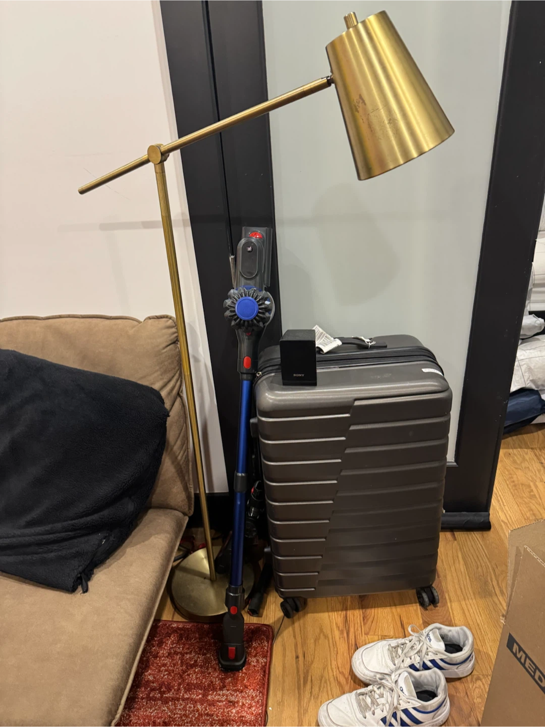 Gold modern lamp