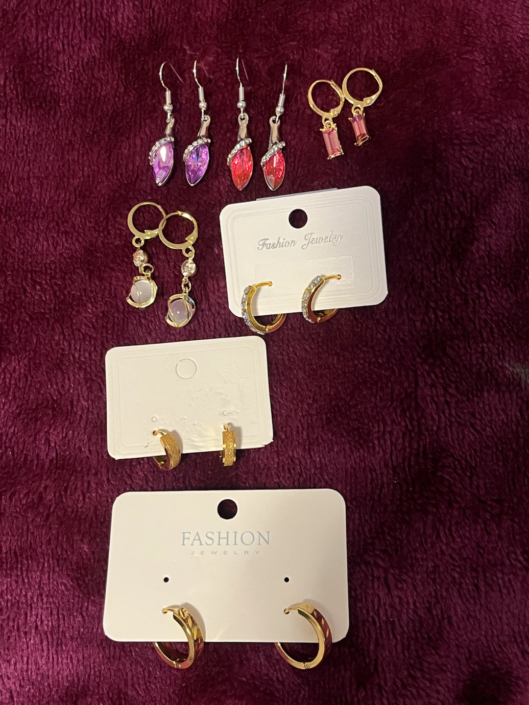 7 earrings all for $5