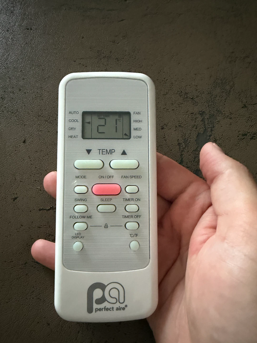 Perfect Aire Air Conditioner Remote Control RG51F2(1)/EFU1
