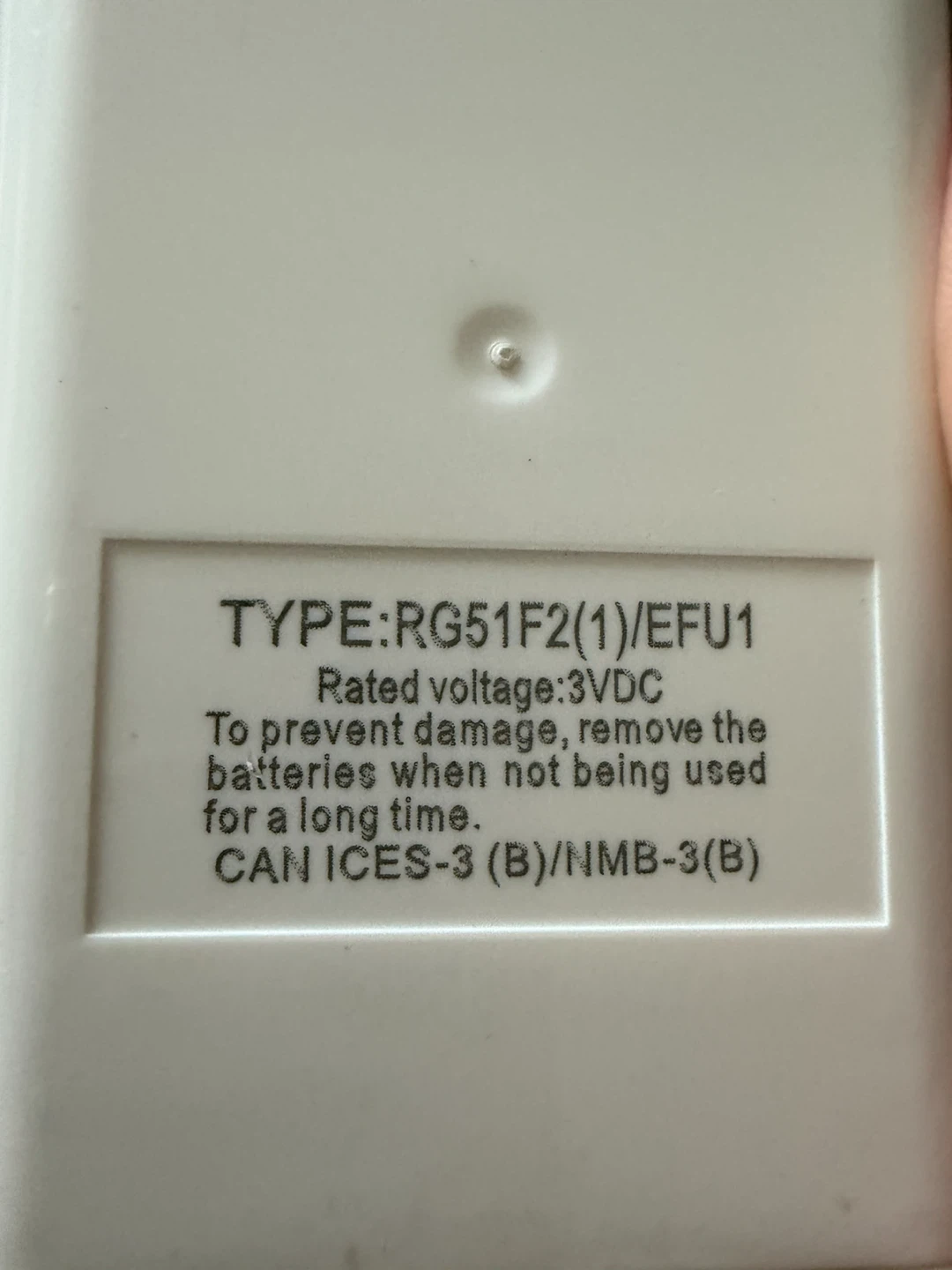 Perfect Aire Air Conditioner Remote Control RG51F2(1)/EFU1 - photo 3