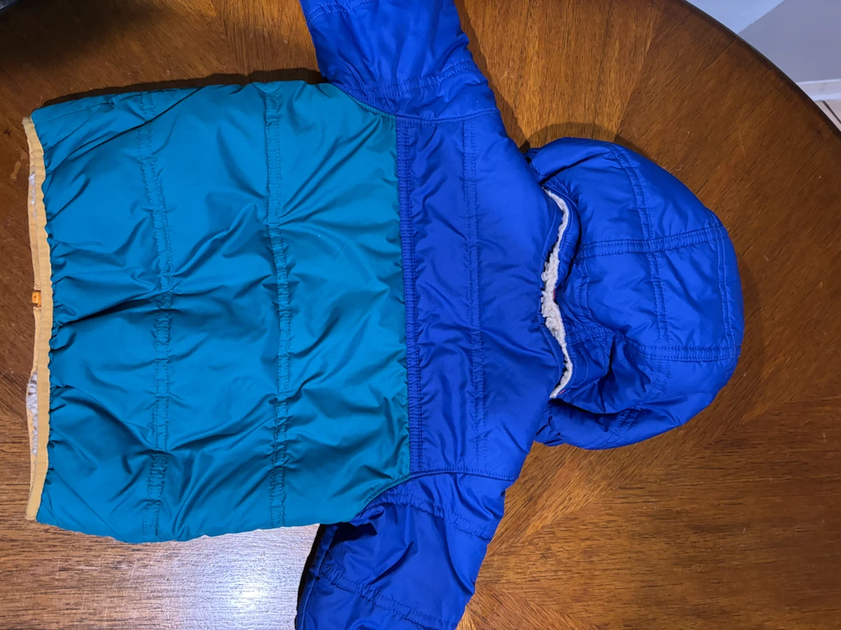 Patagonia Toddler Puffer Jacket - Blue/Teal - 2T