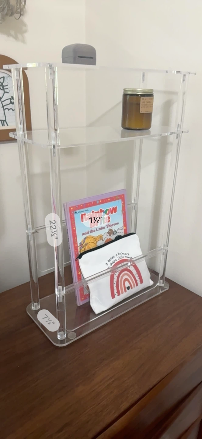 Acrylic display shelf