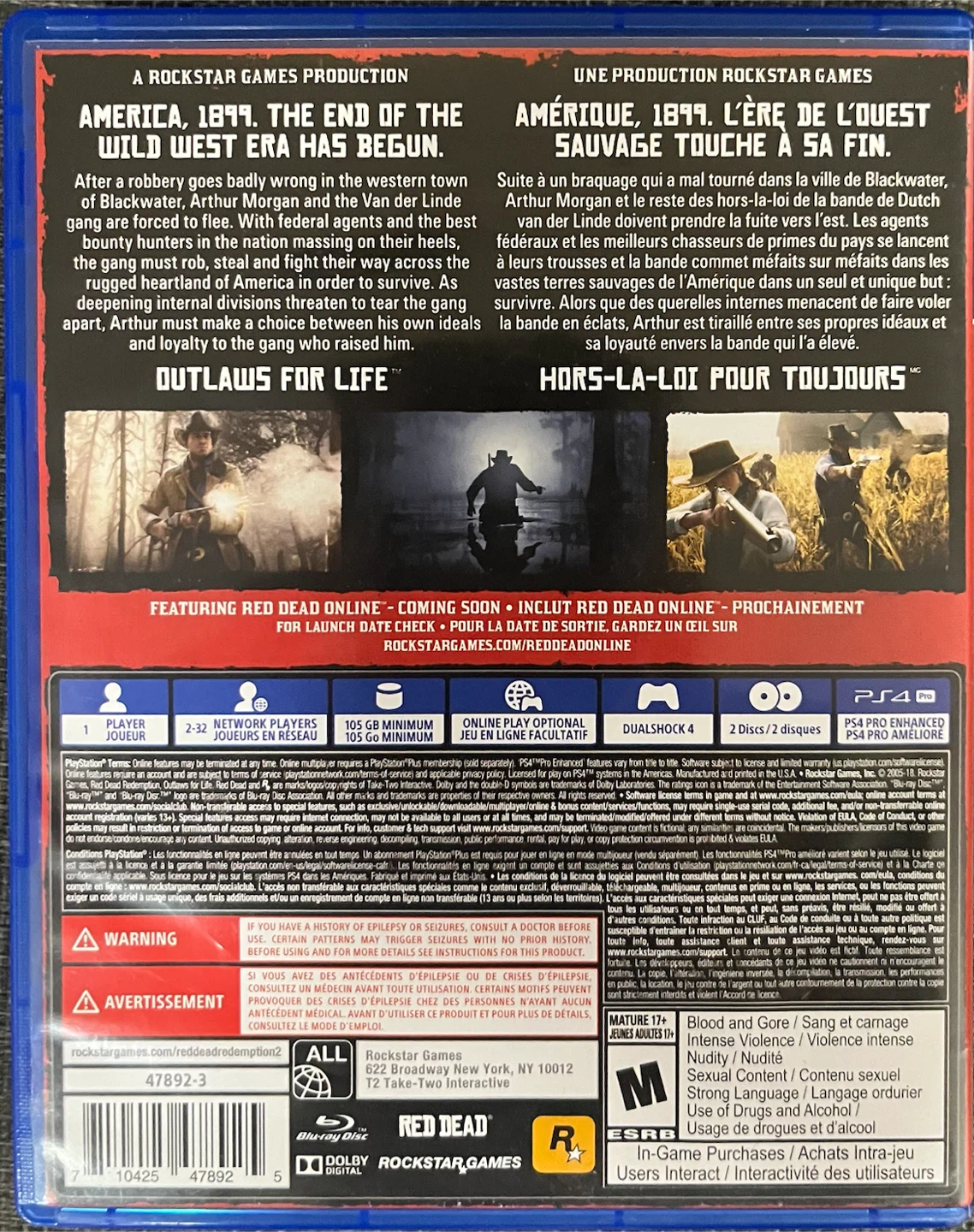 Red Dead Redemption 2 PS4 Game - photo 2