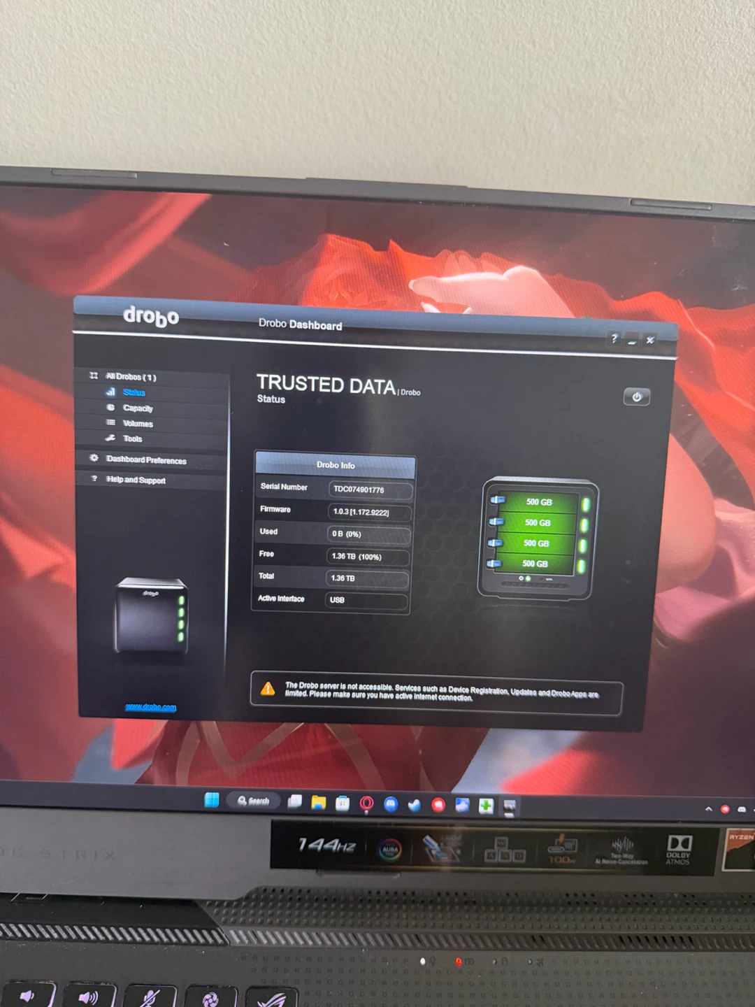Drobo DR04D-U External Storage with 4×500GB HDDs - photo 5