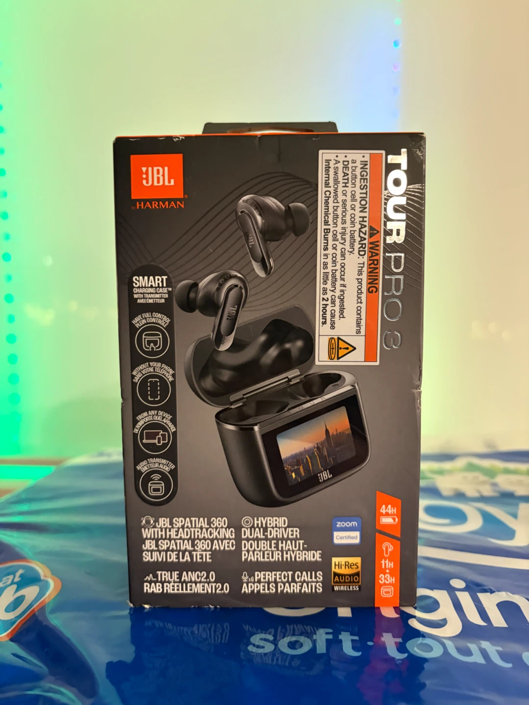 JBL Tour Pro 3 True Wireless Noise Cancelling Earbuds BNIB
