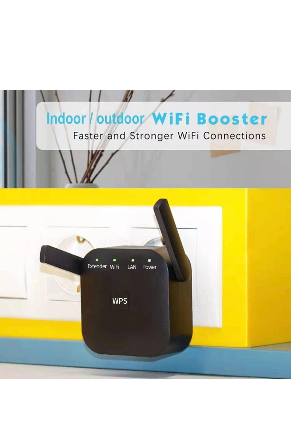 Black Wi-Fi Range Extender 300Mbps / 1200Mbps - photo 3