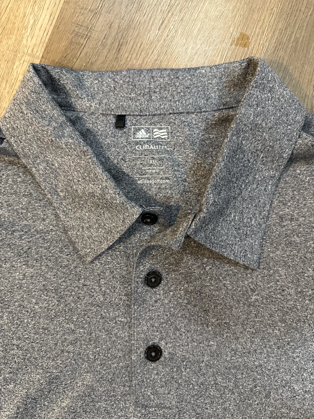 Adidas Climalite Polo Shirt XL Heather Gray - photo 2